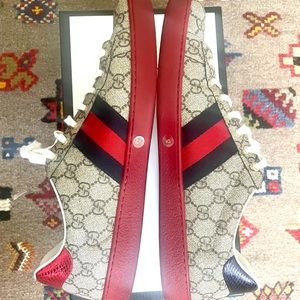 Gucci GG Supreme New Ace sneakers - monogram low top